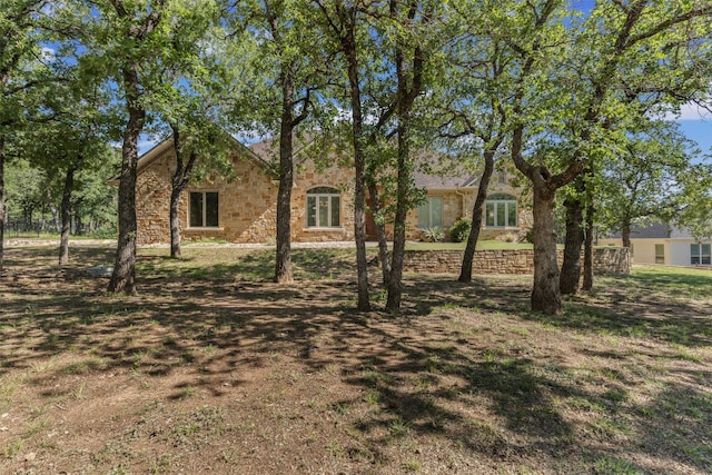 712 S Sugartree Dr, Lipan, TX 76462 - view of front of property featuring stone siding