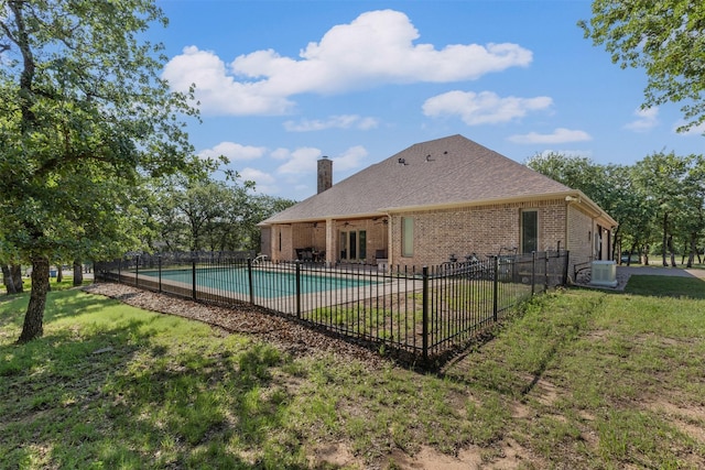 712 S Sugartree Dr, Lipan, TX 76462 - view of pool featuring a patio area