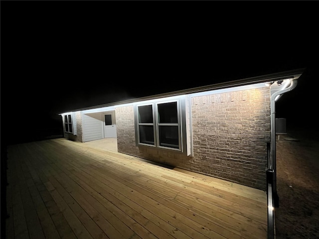 110 Saint Francis Ln, Mabank, TX 75156 - view of deck at twilight