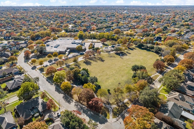 bird's eye view featuring a residential view