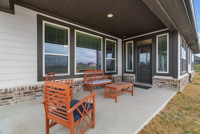 view of patio / terrace with covered porch