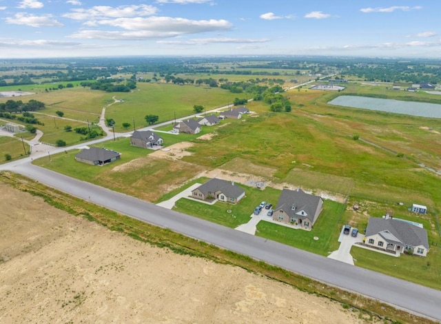 113 Misty Mountain Ln, Rhome, TX 76078 - aerial view of sparsely populated area featuring a nearby body of water