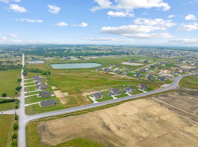113 Misty Mountain Ln, Rhome, TX 76078 - aerial view of property and surrounding area with a nearby body of water and nearby suburban area