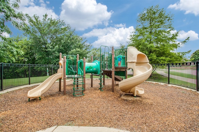 community playground featuring fence