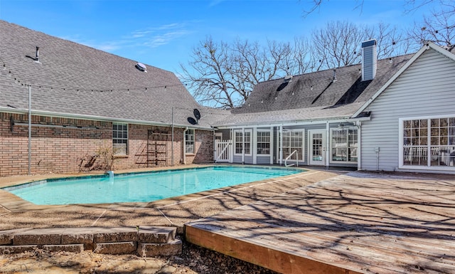 pool featuring a patio