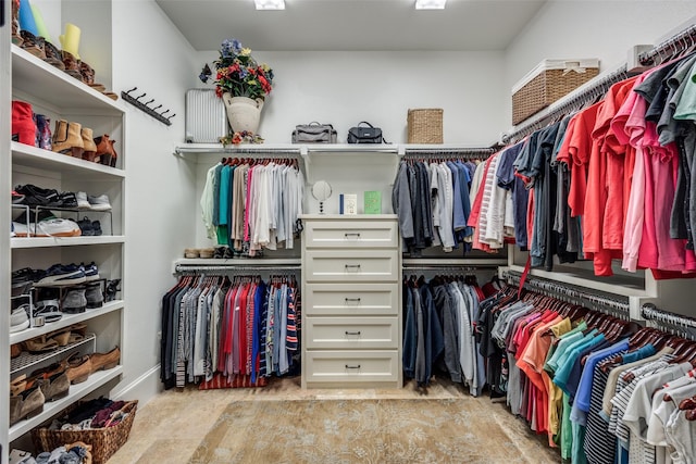 view of spacious closet