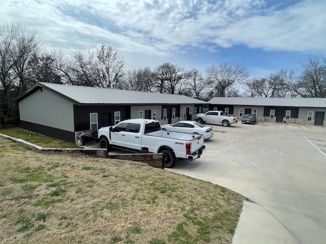 view of uncovered parking lot