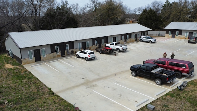 view of uncovered parking lot