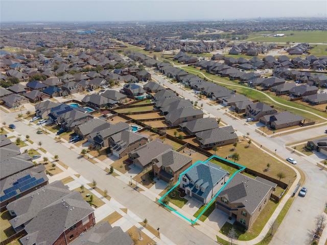 132 Mossy Oak Trl, Fort Worth, TX 76131 - aerial perspective of suburban area with property boundaries highlighted