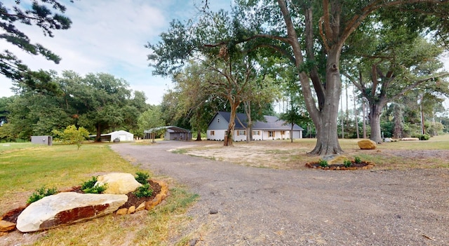 view of street with driveway