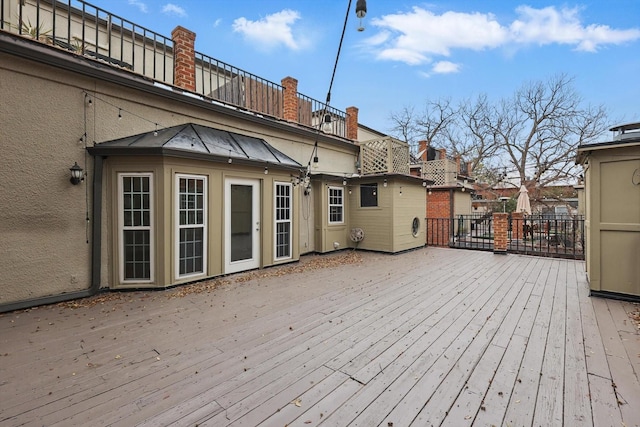 view of deck