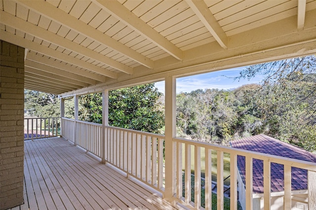 view of deck