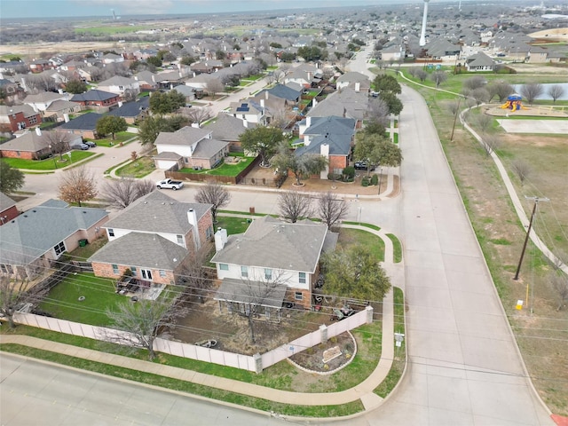 birds eye view of property featuring a residential view