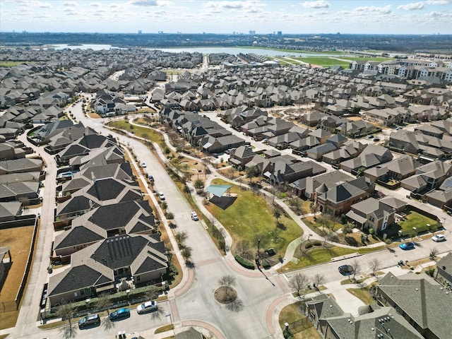 drone / aerial view featuring a residential view