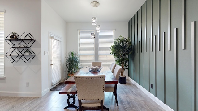 1525 Wagon Wheel Way, Krum, TX 76249 - dining room featuring wood finished floors and baseboards