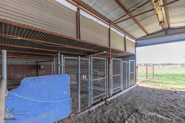 view of stable