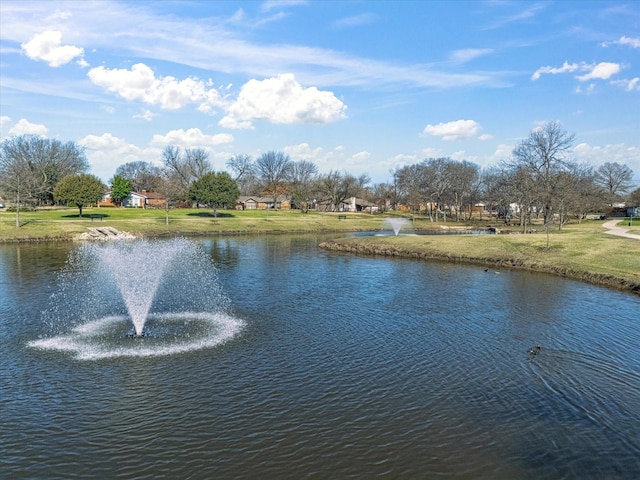 property view of water