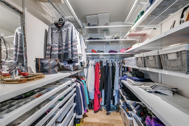 3883 Turtle Creek Blvd Unit 2214, Dallas, TX 75219 - spacious closet with light wood-type flooring