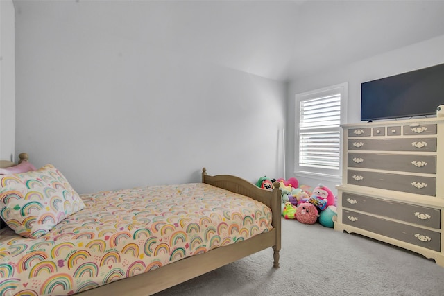 bedroom with carpet floors