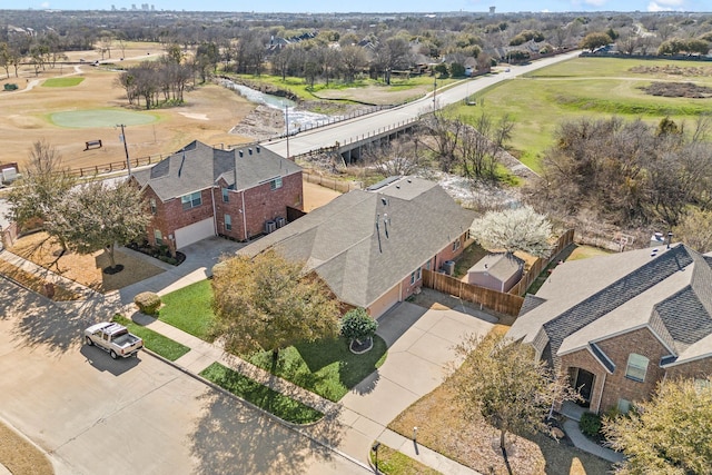 birds eye view of property featuring a residential view