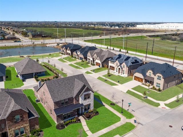 drone / aerial view featuring a residential view