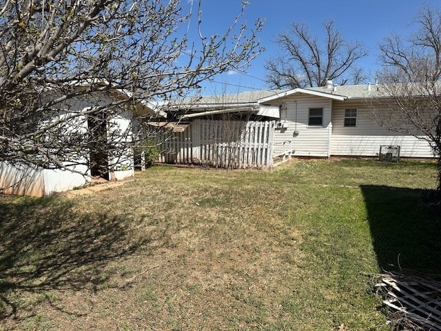 view of yard