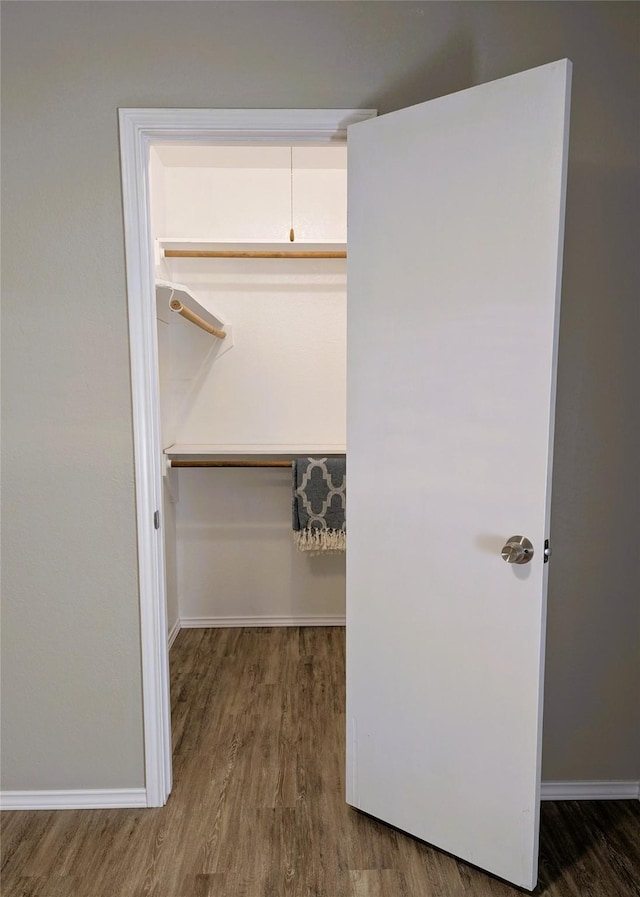 view of closet