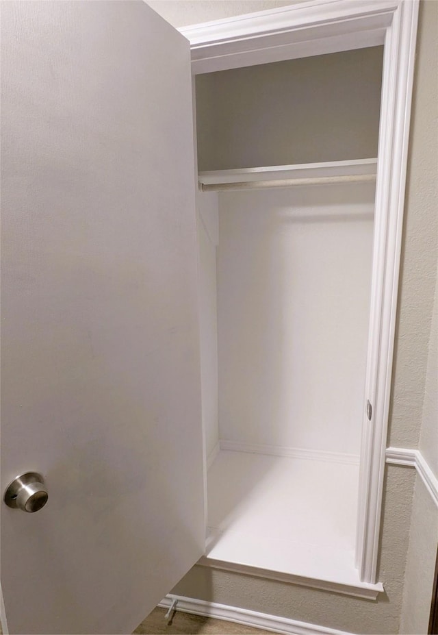 view of closet