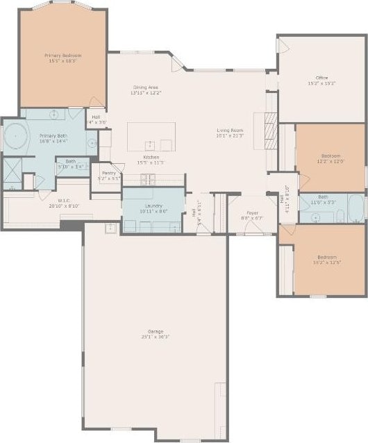 117 Birdie Dr, Lipan, TX 76462 - home floor plan