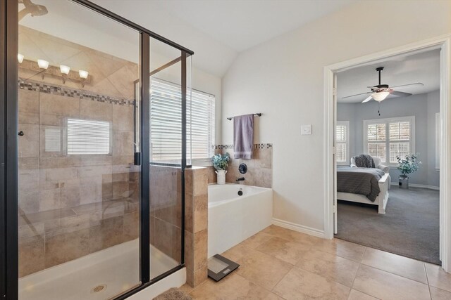 108 Zion Ln, Forney, TX 75126 - living area featuring arched walkways, a ceiling fan, wood-type flooring, and baseboards