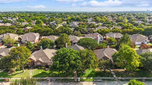 drone / aerial view featuring a residential view