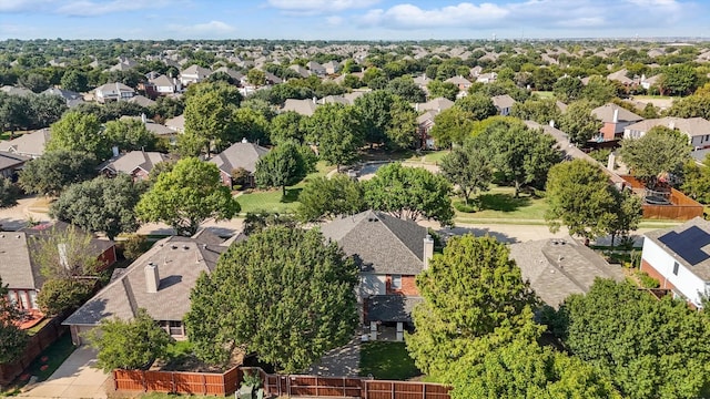 birds eye view of property featuring a residential view