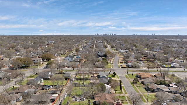 drone / aerial view featuring a residential view