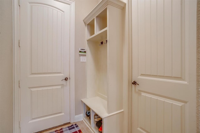 view of mudroom