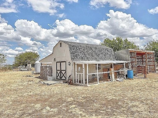 view of barn