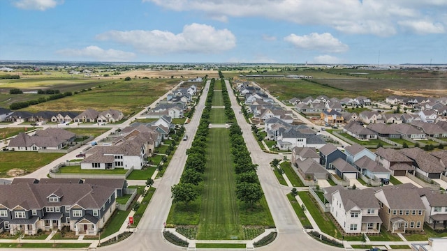 bird's eye view featuring a residential view