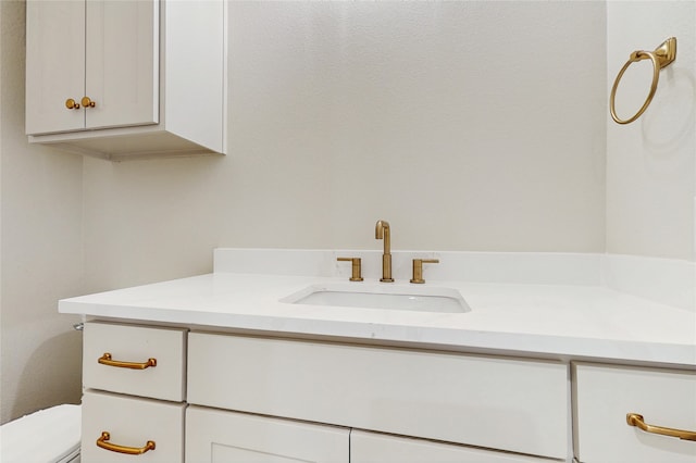 2031 Meadowlark Ct, Aledo, TX 76008 - half bath featuring vanity and toilet