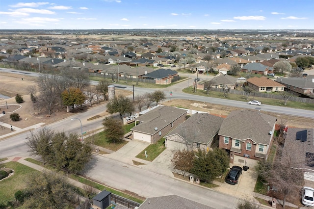 drone / aerial view featuring a residential view