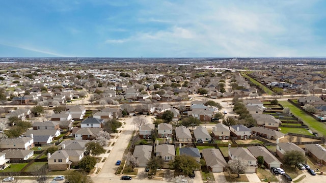 aerial view featuring a residential view