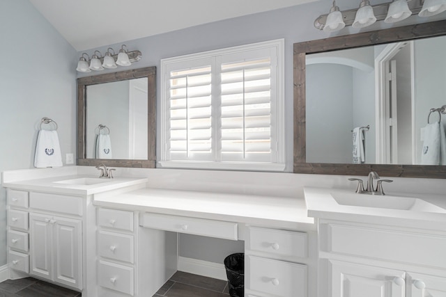 4152 Sanders Dr, Celina, TX 75009 - bathroom featuring tile patterned floors and vanity