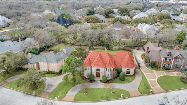 birds eye view of property featuring a residential view