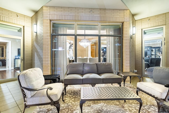 view of patio / terrace with an outdoor hangout area