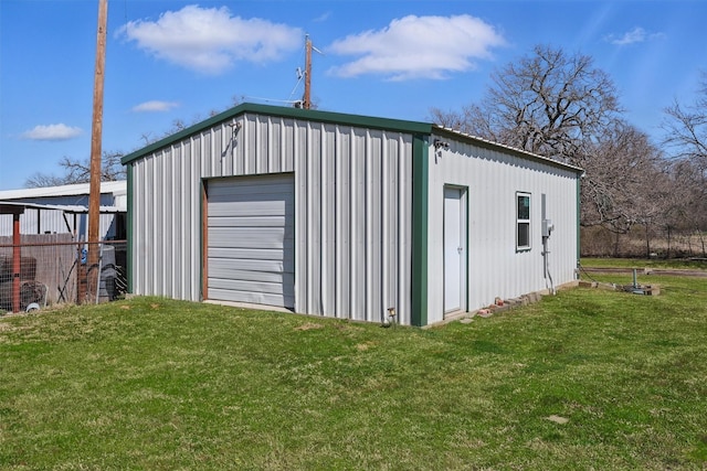 view of outbuilding with an outdoor structure