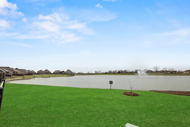 water view with a residential view