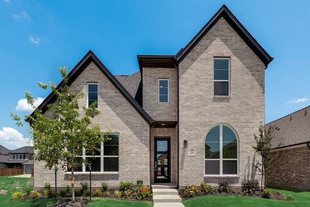 view of front of property with brick siding