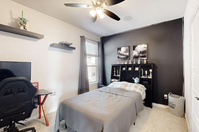 529 Hummingbird Dr, Celina, TX 75009 - bedroom with carpet floors and a ceiling fan