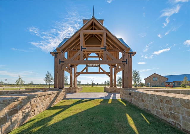 529 Hummingbird Dr, Celina, TX 75009 - view of home's community with a gazebo and a lawn