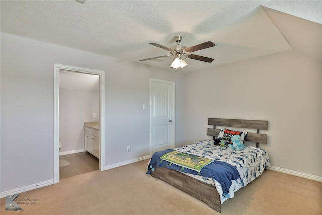 782 Bell Plains Rd, Tuscola, TX 79562 - half bathroom featuring toilet, lofted ceiling, and vanity