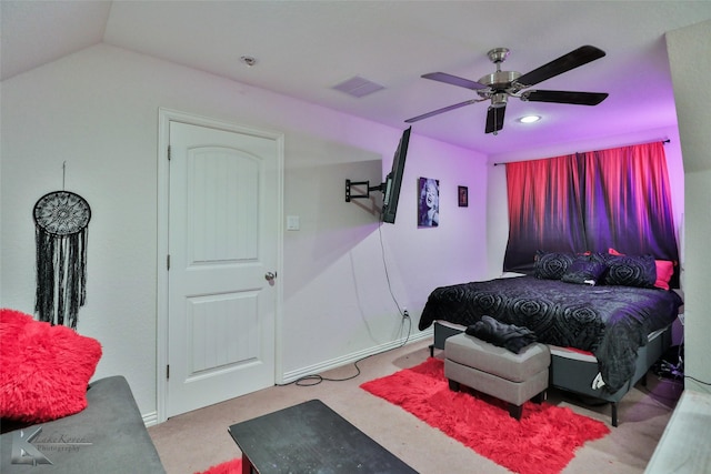 782 Bell Plains Rd, Tuscola, TX 79562 - living room with baseboards, vaulted ceiling, and carpet flooring