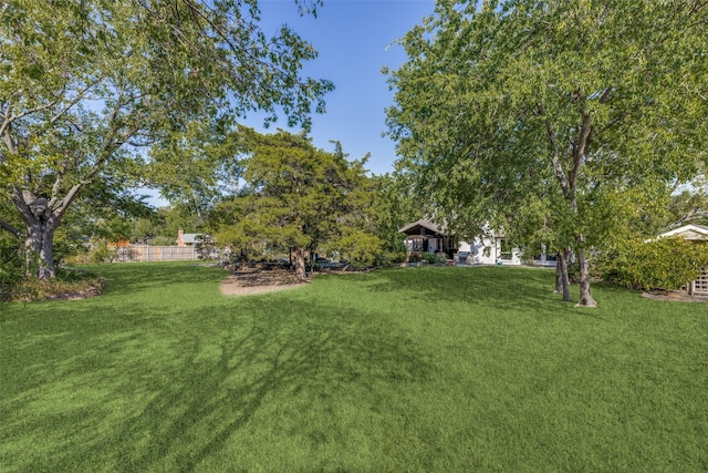 view of yard with a gazebo